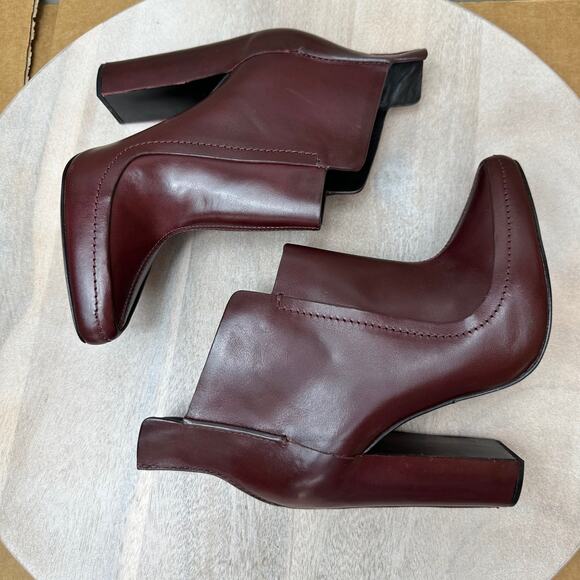 Alexander Wang Kim Oxblood Womens Boots Size 38.5 EU Burgundy Boot RARE - Picture 10 of 16